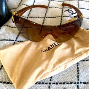 Chanel mask sunglasses